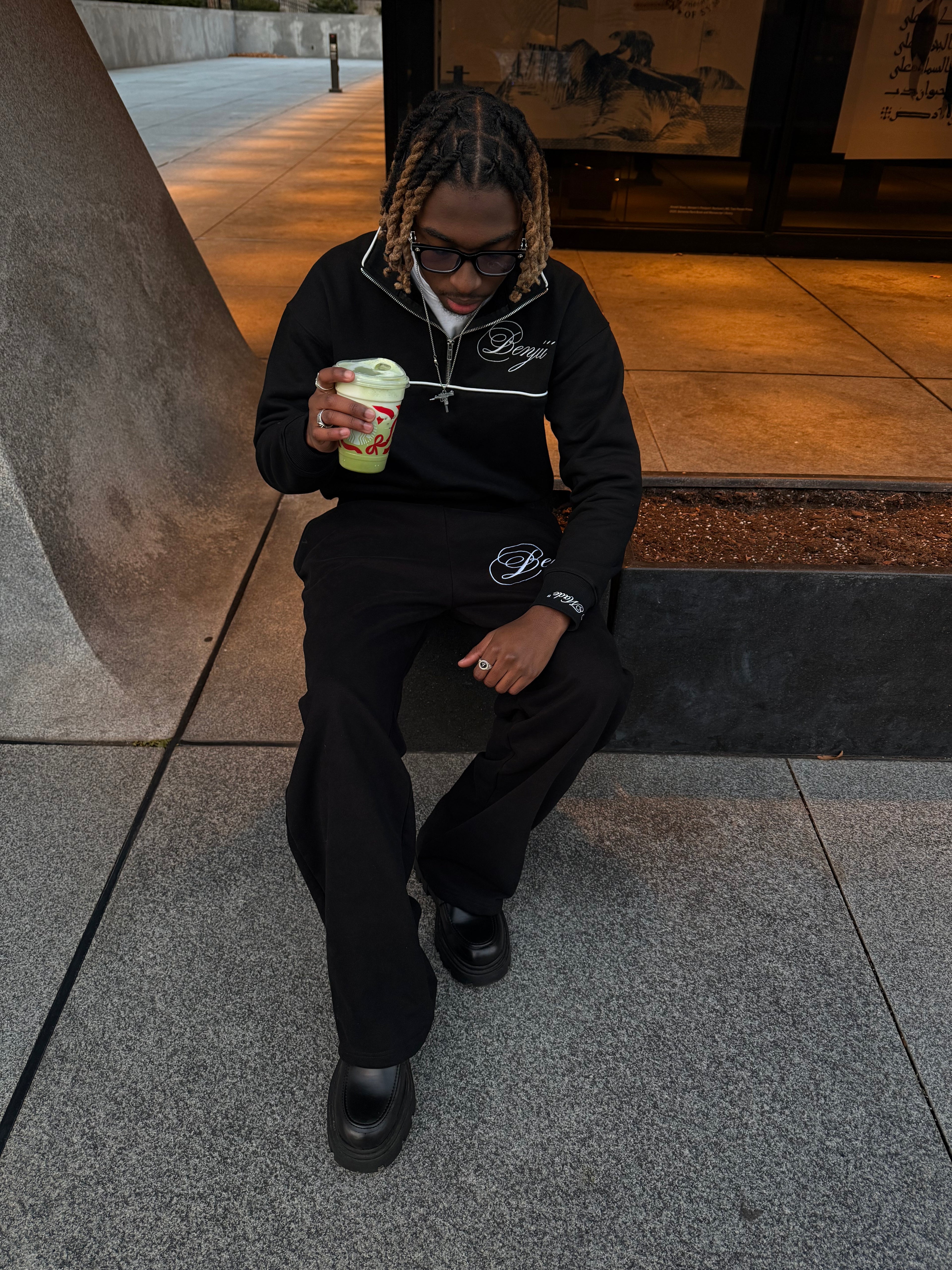 Heavyweight Black sweatpants